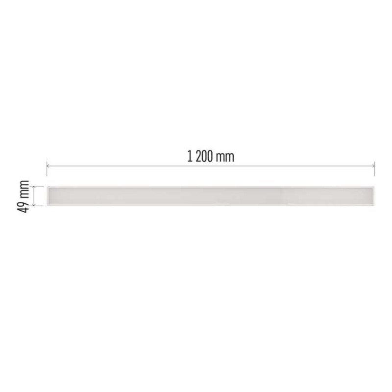 LED linearno svetilo ORTO, 38W, nevtralno bela - slika 3