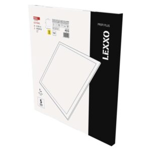 LED panel LEXXO 60 x 60 cm / 25 mm, 30 W, 4 200 lm, vgradni, nevtralno bela, IP44 / IP20