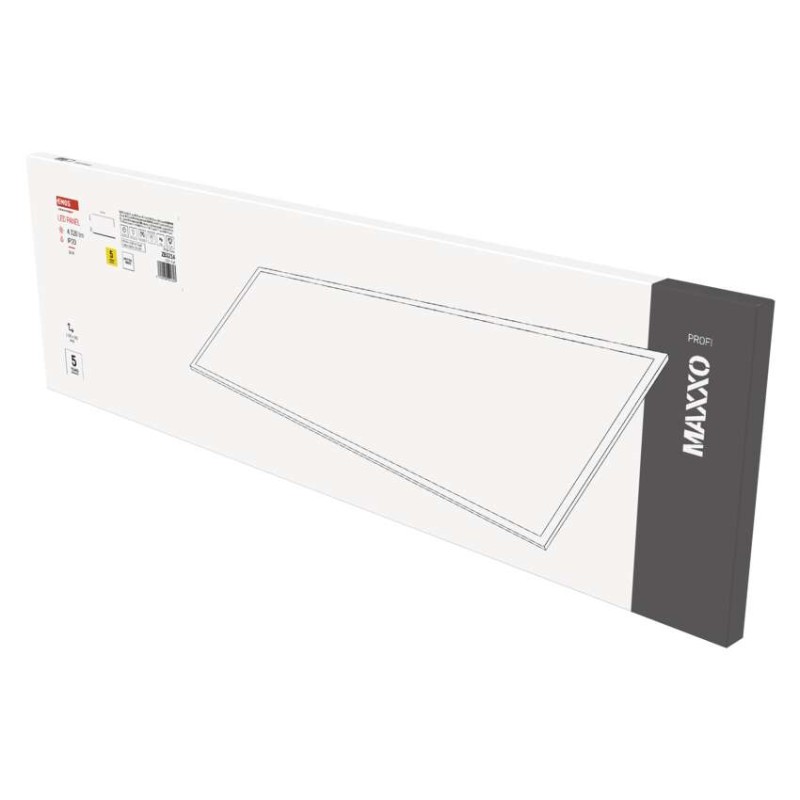 LED panel MAXXO 30 x 120 cm / 10 mm, 36 W, 4 320 lm, vgradni, nevtralno bela, IP20
