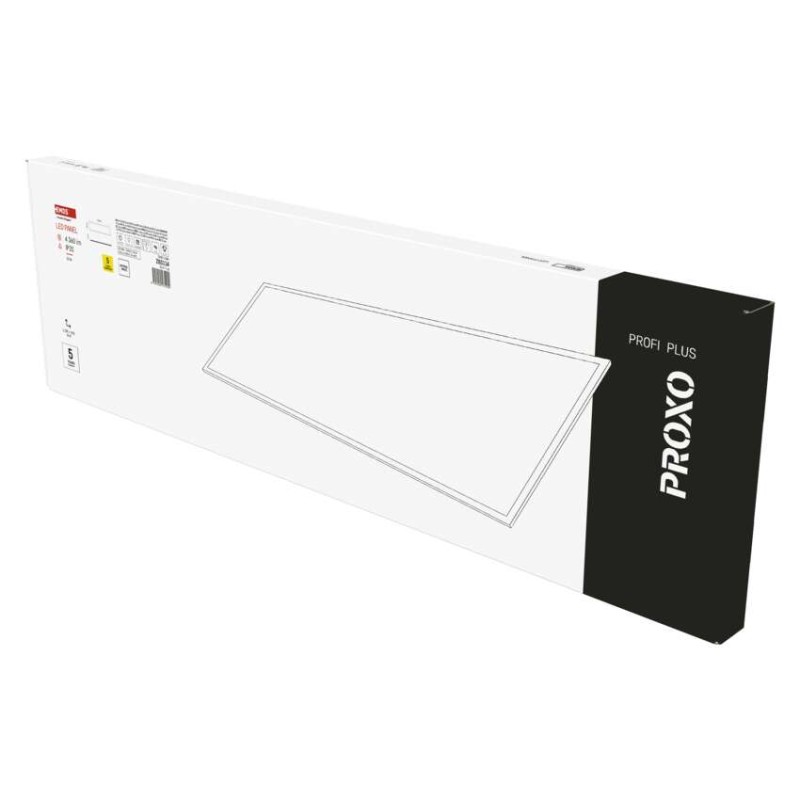 LED panel PROXO 30 x 120 cm / 10 mm, 33 W, 4 360 lm, vgradni, nevtralno bela, IP20