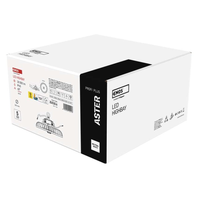 High Bay ASTER LED industrijsko svetilo, 100W, 60°
