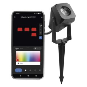 GoSmart zunanja LED točkovna svet., razšir. komplet, 1 kos, 1,5 W, RGBIC zatemnilna, WiFi