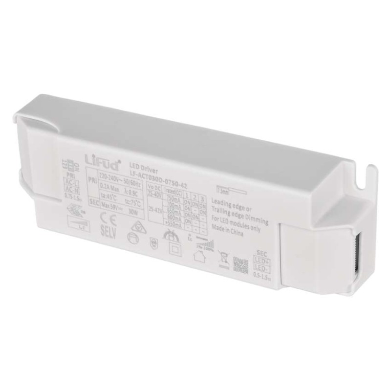 Triac gonilnik z možnostjo zatemnitve za LED svetilo, 700mA, 28W - slika 2