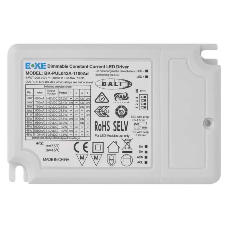 DALI driver za LED luči CC 1050mA 40W - slika 3