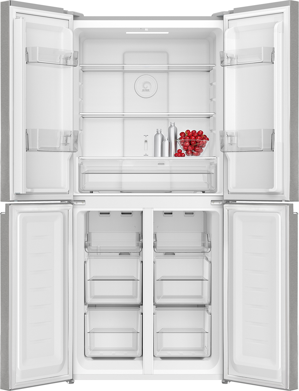 TESLA Kombinirani hladilnik RM3400FHXE - NO FROST INOX - slika 2